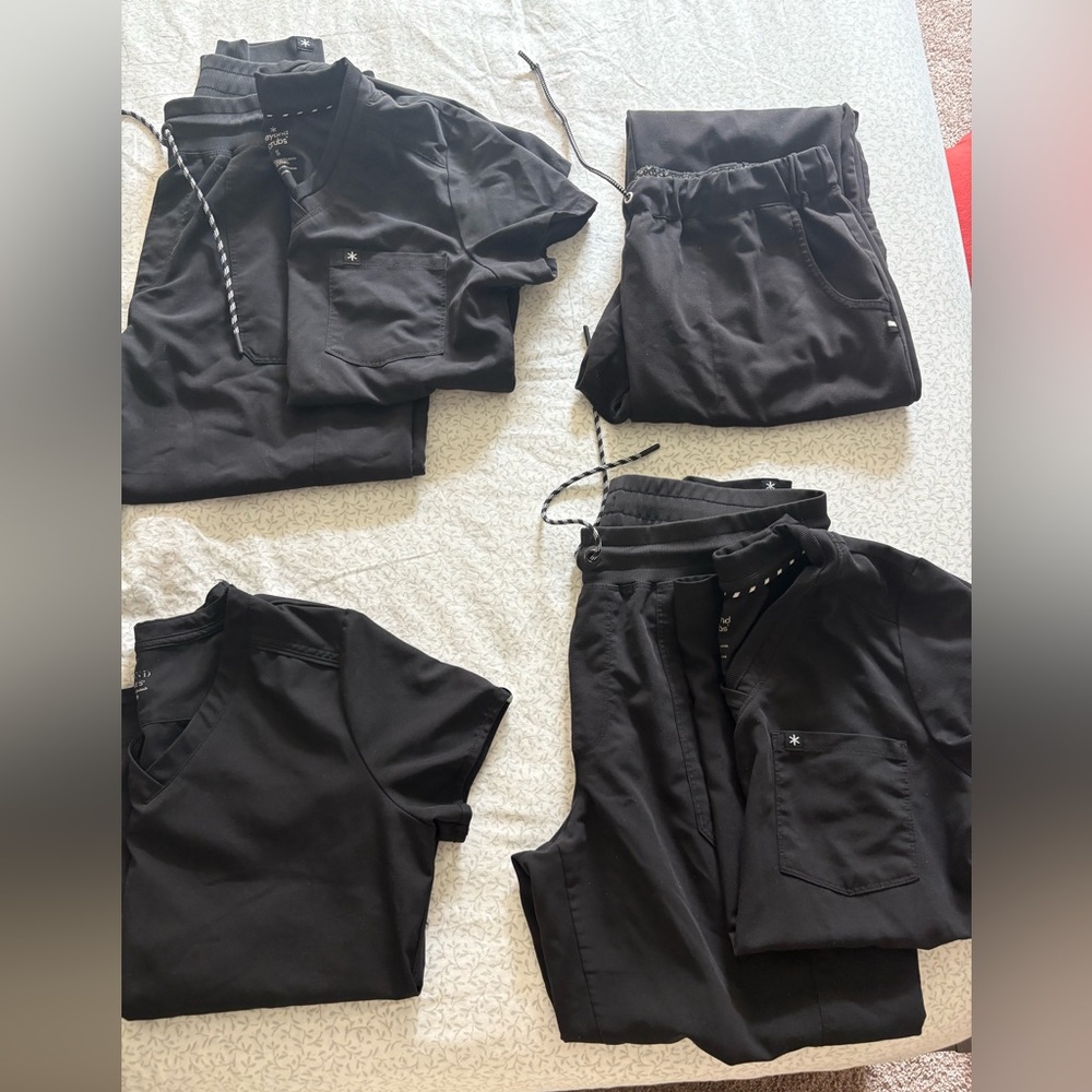 Black Scrub Sets - women’s size S/M